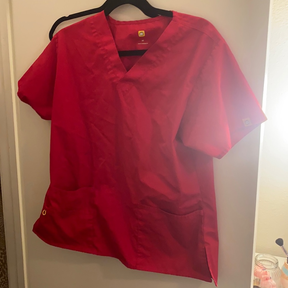 “Spread good cheer” scrub top.